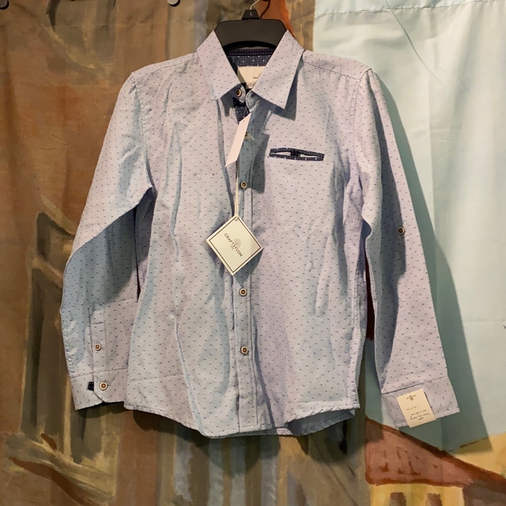 NWT Craft+flow button up shirt
